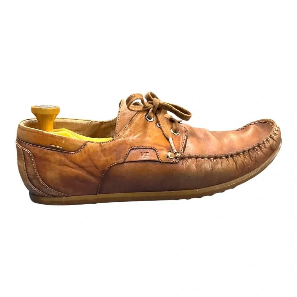 ⚓ VELEZ MESTA‎ Men’s Leather Boat Shoes | Size 11M | Luxe Handcrafted Style